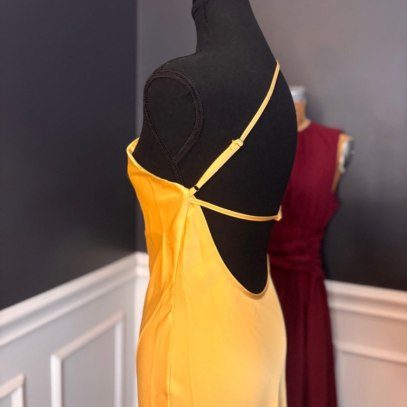 Commense One Shoulder Yellow Dress - Picture 4 of 16